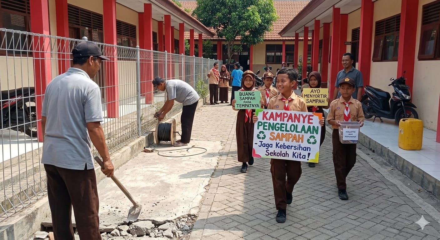 Aksi Nyata SDN 188 Bandung Baru Kelola Sampah Sejak Dini