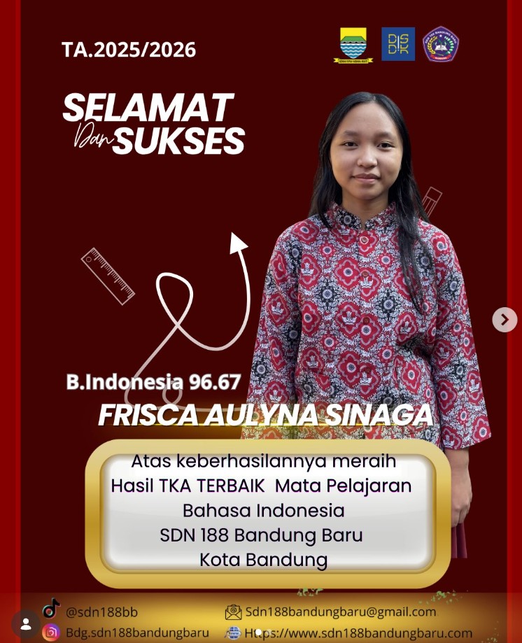 Prestasi Gemilang Siswa SDN 188 Bandung di Ujian TKA Tahun Ini