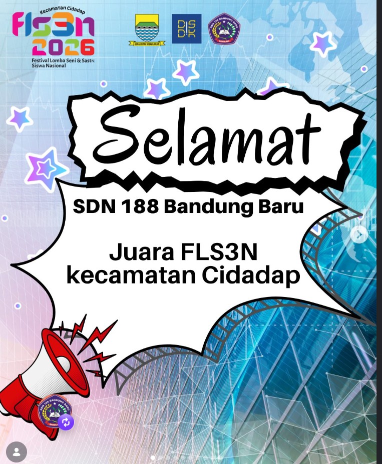 Prestasi Gemilang! Siswa SDN 188 Bandung Baru Juara FLS2N 2024